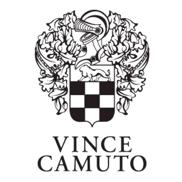 Vince Camuto Black and White Crest Tee - Picture 1 of 1